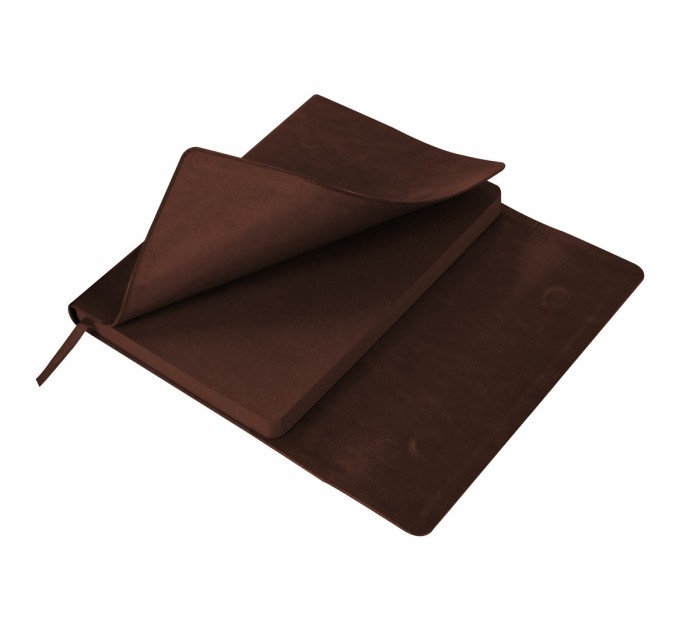 Ежедневник А5, 160 л., недатированный, кожзам, магнитный клапан, коричневый, «Magnetic X» 113280