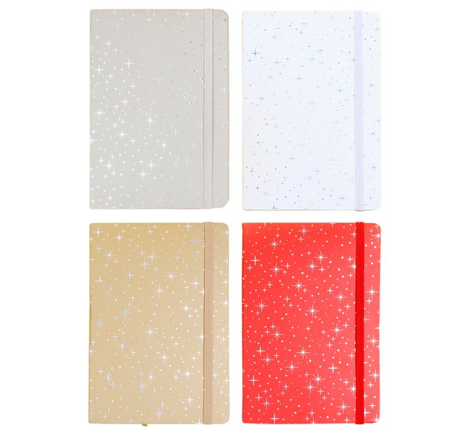 Ежедневник A5, 96 л., на резинке, «Звёздочки» BG A5-800-1-4