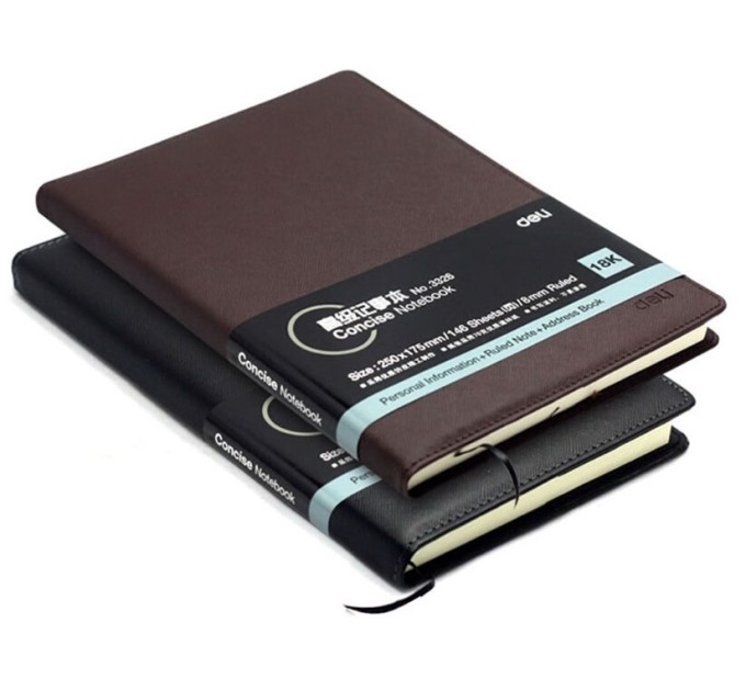 Ежедневник 146 л., 250х175 мм, Deli 3326