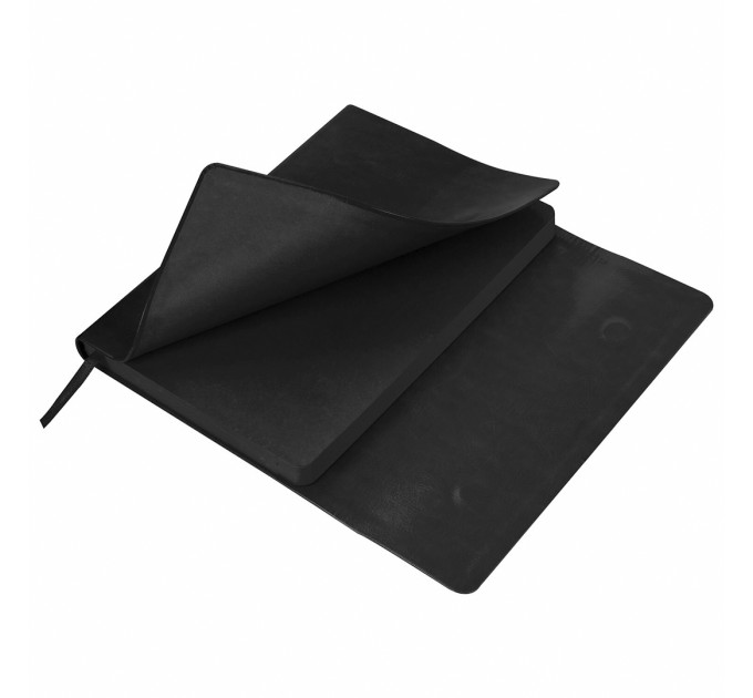 Ежедневник А5, 160 л., недатированный, кожзам, магнитный клапан, черный, «Magnetic X» 113278