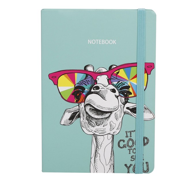 Ежедневник A6, 96 л., на резинке, «Забавные животные» BG A6-833-1-4