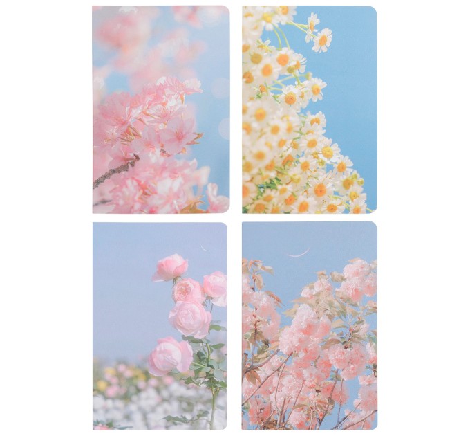 Ежедневник 32 л., 205х135 мм, «Цветы» BL10291A5-1-4