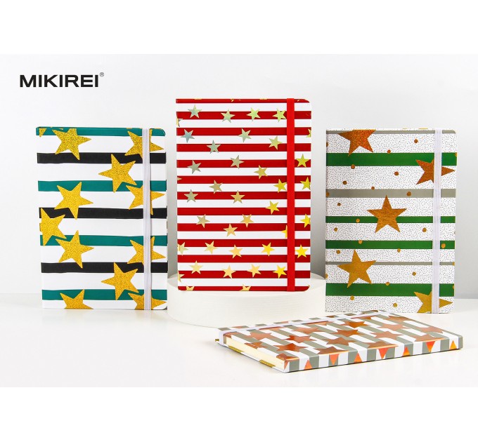 Ежедневник A6, 96 л., на резинке, «Звёзды и полоски» BG A6-832-1-4