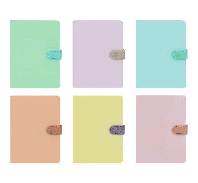 Ежедневник В6, 128 л., с магнитной застежкой, «Цветной» BG-DK-В6-653-1-6