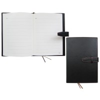 Ежедневник A5, 120 л., черный, Deli 7946