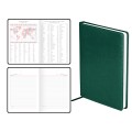 Ежедневник A5, 136 л., недатированный, кожзам, зеленый, «NEBRASKA» 12827_En5