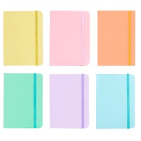 Ежедневник A6, 96 л., на резинке, «Цветной» BG A6-653-1-6