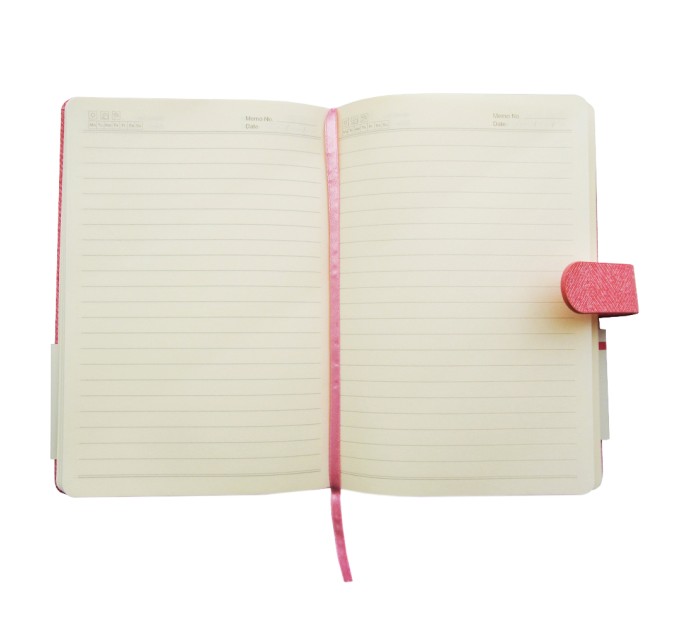 Ежедневник A5, 122 л., розовый С5704