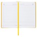 Ежедневник А5, 160 л., недатированный, балакрон, желтый, «Select» 111662