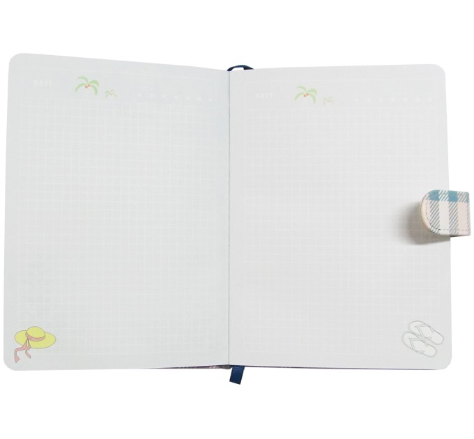 Ежедневник B6, 112 л., с магнитной застежкой, «Шотландтка» BG-DK-В6-4839-1-4