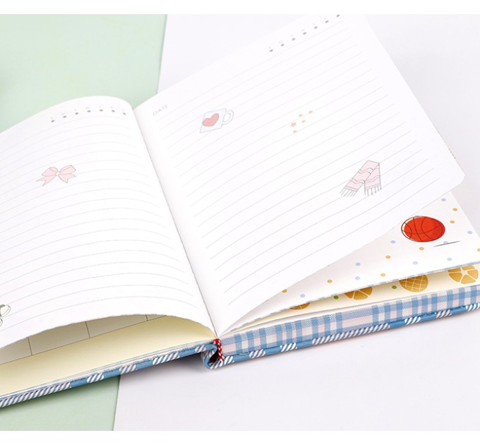 Ежедневник B6, 112 л., с магнитной застежкой, «Шотландтка» BG-DK-В6-4839-1-4