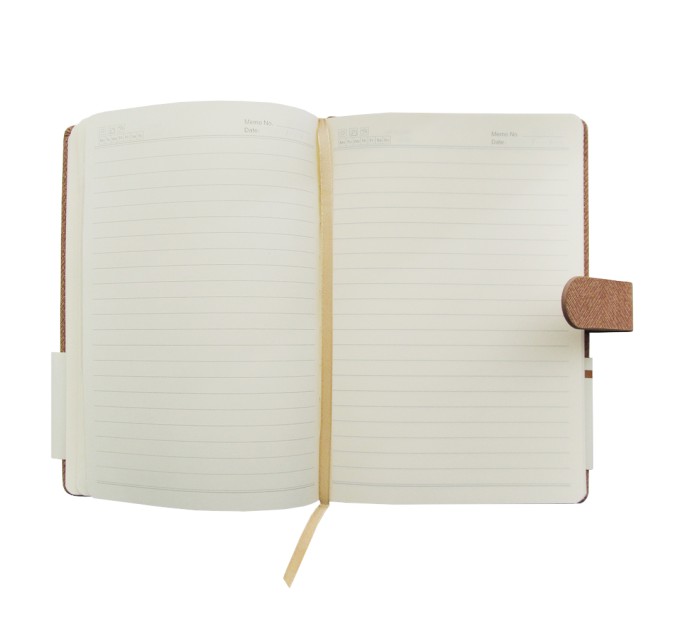 Ежедневник A5, 122 л., светло-коричневый С5704