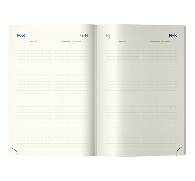 Ежедневник A5, 136 л., недатированный, кожзам, «Collision», золотой срез, с рисунком UD2_01S05