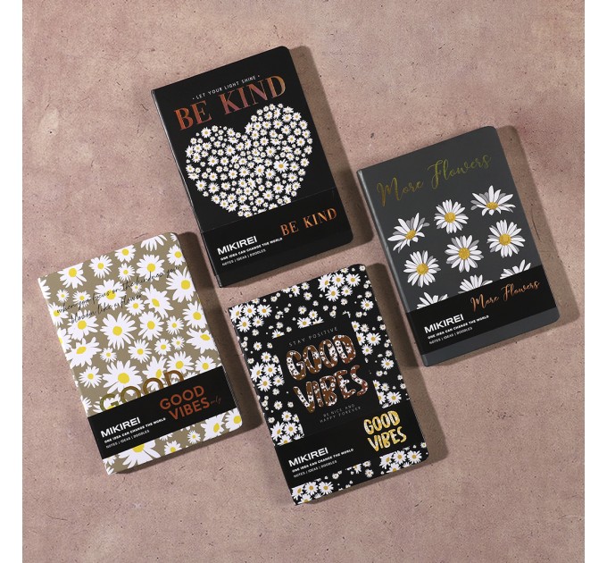 Ежедневник А5, 96 л., «Ромашки» BG8851A5-1-4