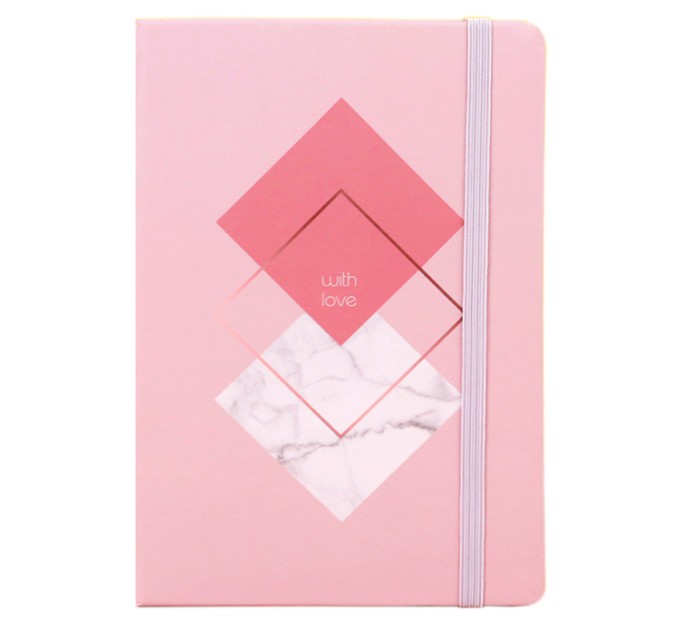 Ежедневник A5, 96 л., на резинке, «LOVE» BG A5-3272-1-4