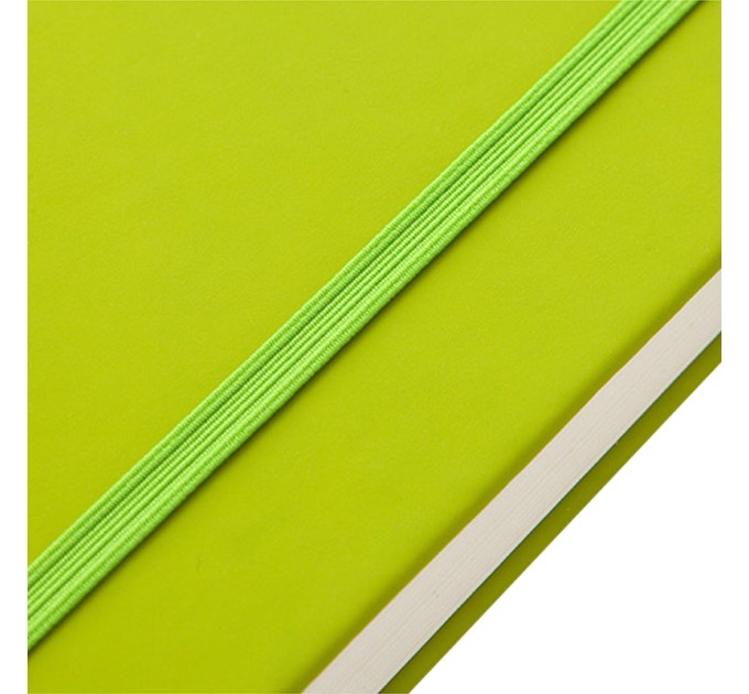 Ежедневник 122 л., 138х206 мм, зеленый, на резинке С5902