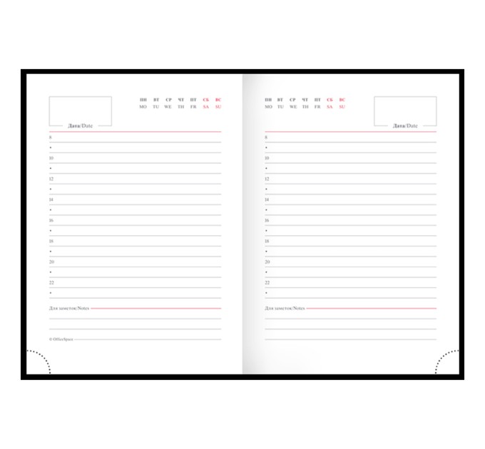 Ежедневник A6, 160 л., недатированный, зеленый, «ARIANE» En6-12453