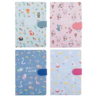 Ежедневник A5, 128 л., с магнитной застежкой, «MINI WORLD» BG-DK-A5-3611-1-4