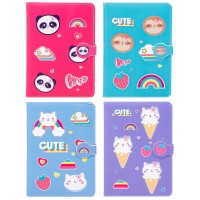 Ежедневник B6, 128 л., с магнитной застежкой, «CUTE&LOVE» BG-DK-В6-5332-1-4