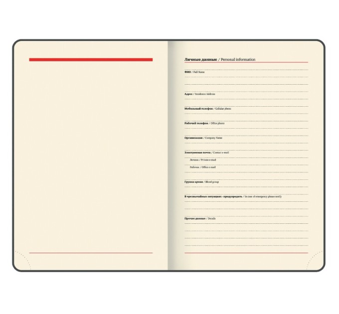 Еженедельник A5, 64 л., датированный, кожзам, золотой срез, коричневый, «Iguana» (2024 г 115022