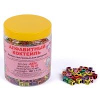 Бусины пластиковые Hobbius, 6 мм, 100 г ABFC №03