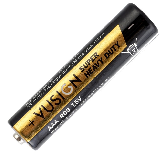 Батарейка R03 1.5V, VUSIGN L204