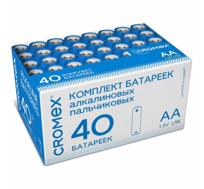 Батарейка алкалиновая АA (LR6) - CROMEX 455594