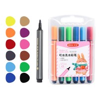 Фломастеры 12 цветов в пластиковом пенале, NORA! NY-721-12