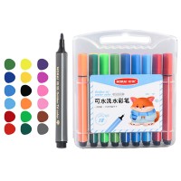 Фломастеры 18 цветов в пластиковом пенале, NORA! NY-721-18