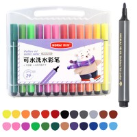 Фломастеры 24 цвета в пластиковом пенале, NORA! NY-721-24