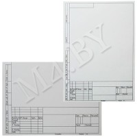 Форматка чертежная A4, 1 лист