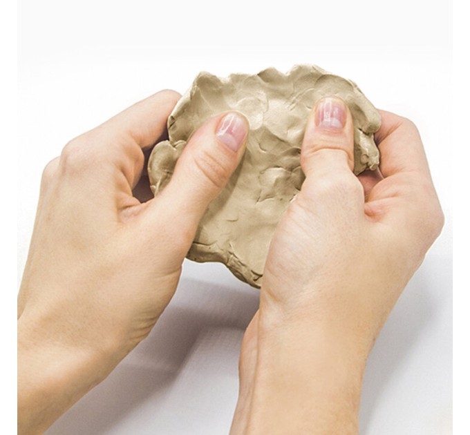 Пластилин скульптурный 0.5 кг, телесный, твердый 106519