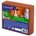 Пластилин скульптурный 0.5 кг, терракотовый, мягкий 106516