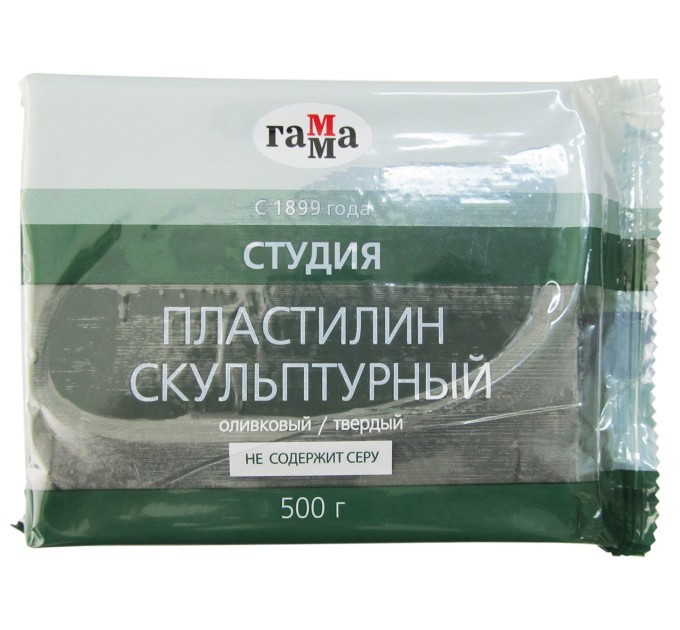 Пластилин скульптурный 0.5 кг, Оливковый Т 280е050003