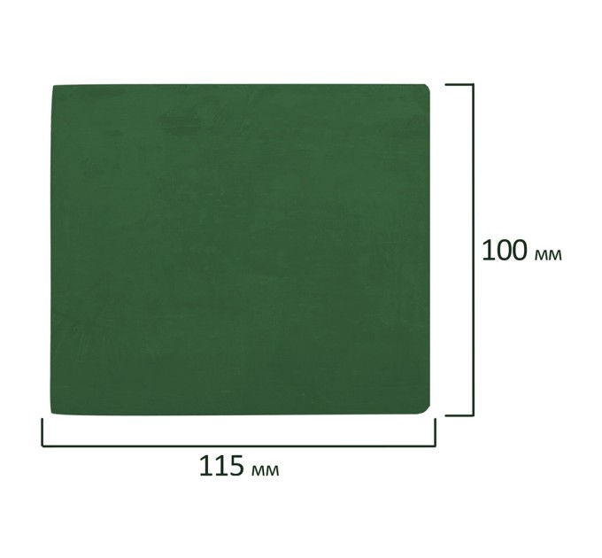 Пластилин скульптурный 0.5 кг, оливковый, мягкий 106514