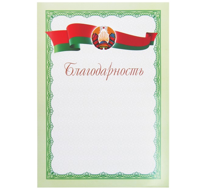 Благодарность А4 8с051