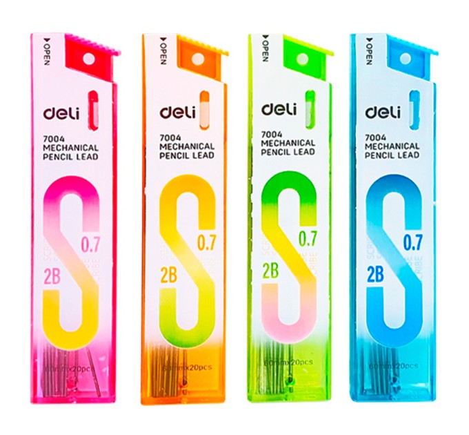 Грифели 0.7 мм, 2B, Scribe 7004