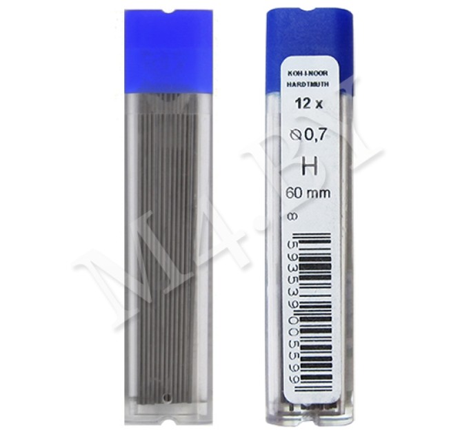 Грифели 0.7 мм, Н, KOH-I-NOOR 4162/Н