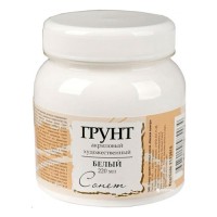 Грунт художественный акриловый Сонет белый 220 мл 2123915