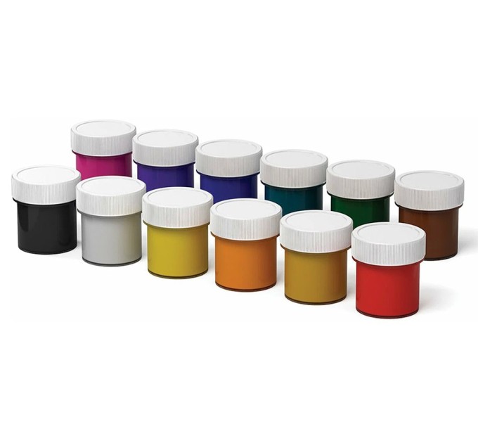 Гуашь 12 цветов/17 мл, ErichKrause® Basic 50544