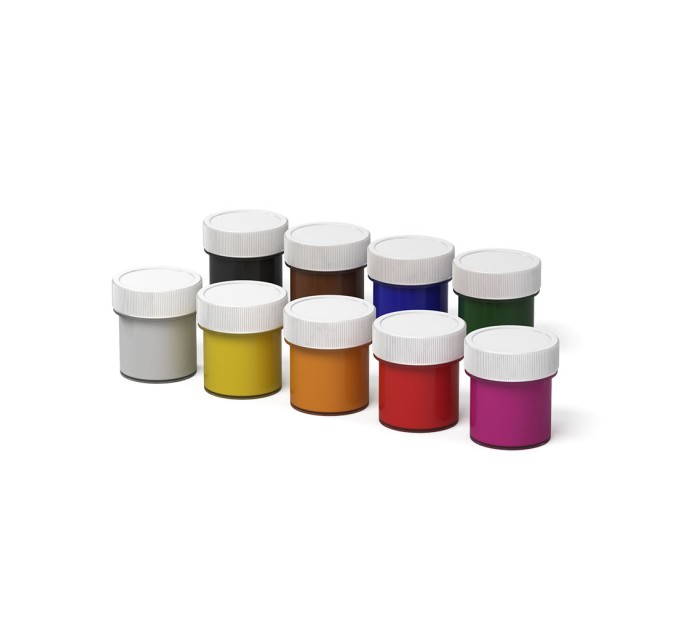 Гуашь 9 цветов/20 мл, ArtBerry® с УФ защитой яркости 41745о