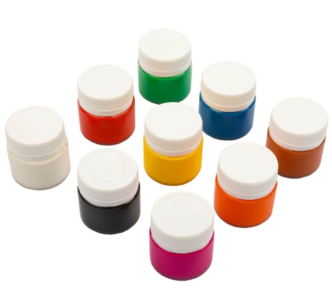 Гуашь 9 цветов/20 мл, Лео «УЧИСЬ» LNG-0109