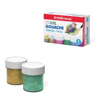 Гуашь перламутровая, 6 цветов/20 мл, ErichKrause® Pearl 50539