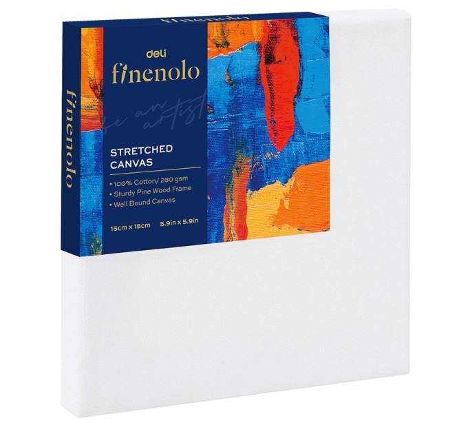 Холст на подрамнике 15х15, 100% хлопок, 280 г/м², грунтованный C279-1