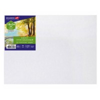 Холст на МДФ, 18х24, хлопок 100%, 280 мелкое зерно, грунтованный, 280 г/м² 192180