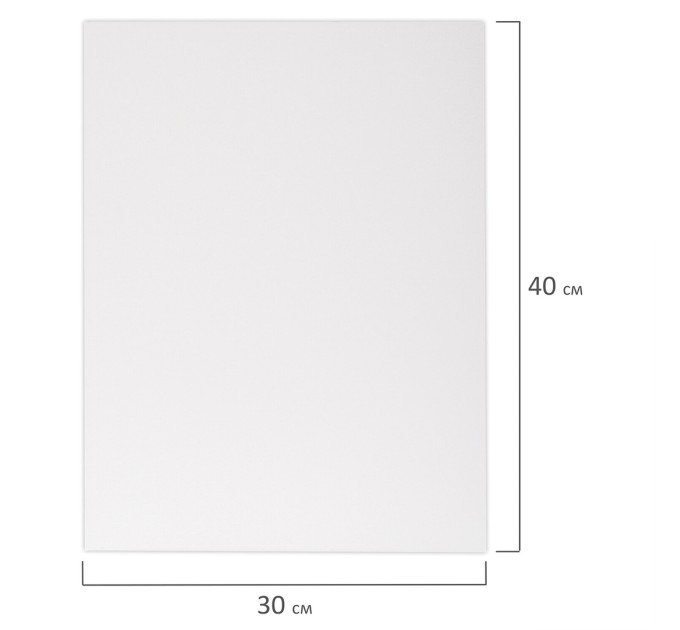 Холст на подрамнике 3D, 30х40, 100% хлопок, мелкое зерно, грунтованный, 440 г/м² 191663