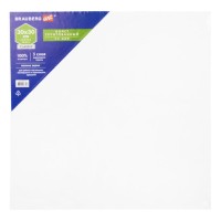 Холст на МДФ, 30х30, хлопок 100%, мелкое зерно, грунтованный, 280 г/м² 191672