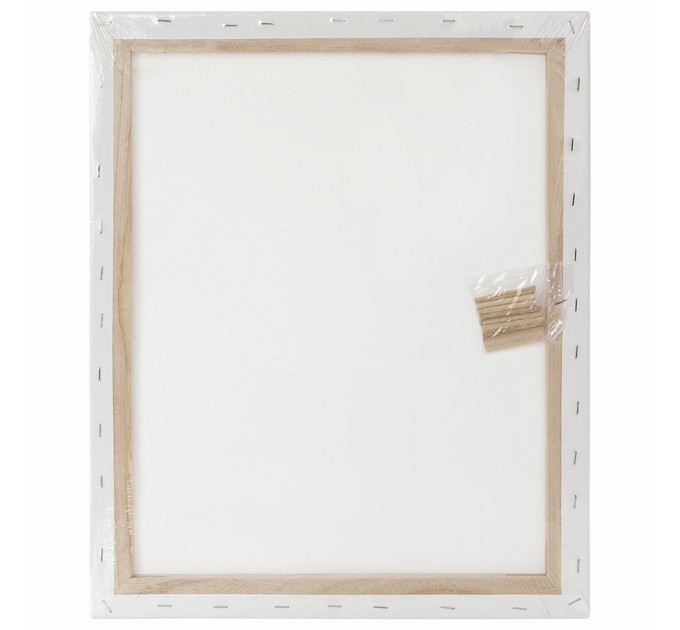 Холст на подрамнике 40х50, 100% хлопок, мелкое зерно, грунтованный 191024