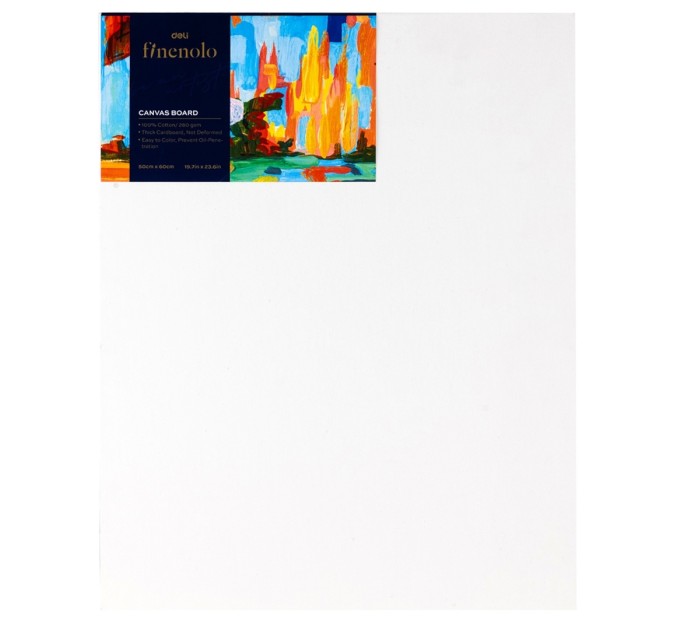 Холст на картоне 50х60, хлопок 100%, 280 г/м², грунтованный С280-7