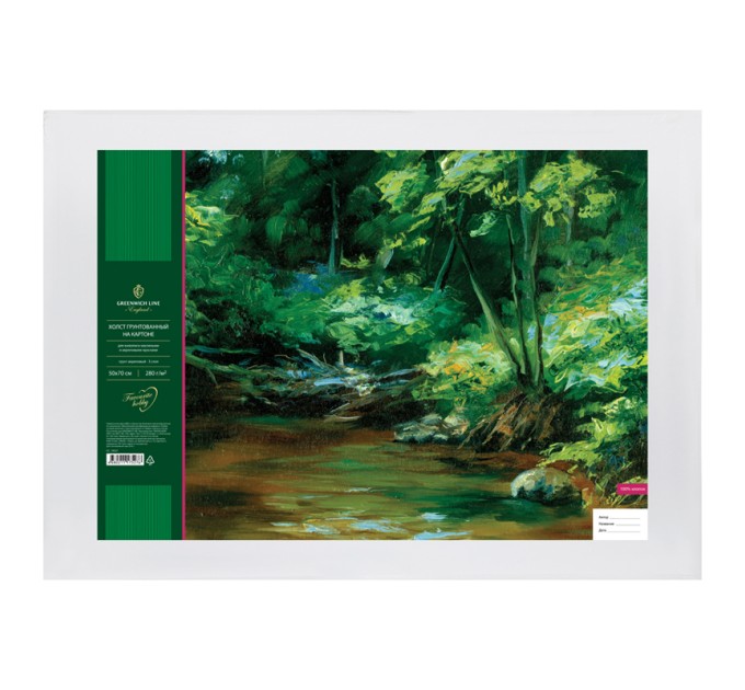 Холст на картоне, 50х70, мелкое зерно, «Greenwich Line» 19527_CC